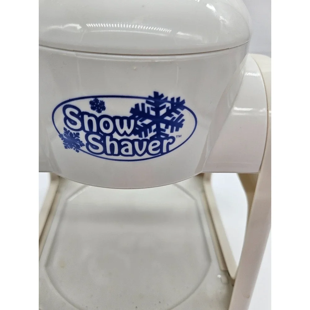 White Ice Grinder - Manual Snow Cone Maker